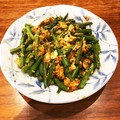 ゆづ七味's cooksnap of when they made 簡単いんげんの卵とじ！お弁当にも！.