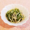 Richland☆Y's cooksnap of when they made もやし&豆苗ナムル.
