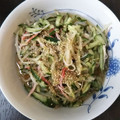 クック1BBY58☆'s cooksnap of when they made 節約！簡単もやしときゅうりの酢の物.