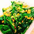 くりとそら's cooksnap of when they made ほうれん草とコーンのバター炒め.