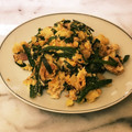 ナピト's cooksnap of when they made ニラたまをジャガイモで量増し炒め♪.