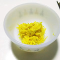 まくまくうちこ's cooksnap of when they made 食用菊と生わさびの おひたし☆菊の茹で方.