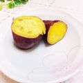 旦那は皿洗い's cooksnap of when they made レンチン簡単　さつまいも　蒸かし芋？.