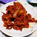 なかとりぁぃ's cooksnap of when they made 余り物のキムチで!簡単キムチ炒め.