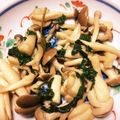 ティムル's cooksnap of when they made サッと一品！きのこと大葉のパタポン炒め♪.