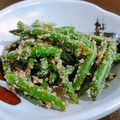 チョコママ★'s cooksnap of when they made 簡単！我が家のインゲンごまあえ.