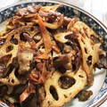 たまにゃんときよみ's cooksnap of when they made しゃきしゃき☆蓮根のきんぴら.