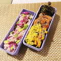 〜みみ〜's cooksnap of when they made 彩り弁当＊しば漬けと枝豆のごはん＊.