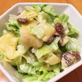 cocoruna's cooksnap of when they made キャベツと柿のサラダ.