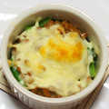nosso's cooksnap of when they made じゃがいもと小松菜の和風納豆チーズ焼き.