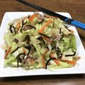 ままばなな1020's cooksnap of when they made 塩昆布で簡単！春キャベツと茗荷の浅漬け.