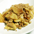 めけてー's cooksnap of when they made 塩もみ大根とひき肉のカレー炒め.