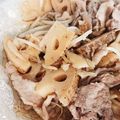 ねぞろ's cooksnap of when they made レンジで簡単！豚もやし蓮根.