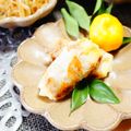 makichihua's cooksnap of when they made チーズとリンゴのポーク巻き☆.