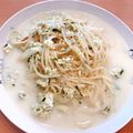 mm321's cooksnap of when they made お茶漬けの素で簡単！和風卵クリームパスタ.