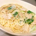 ぴよぼなーら's cooksnap of when they made ささみ肉と水菜のクリームパスタ.