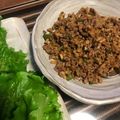 ひまわりTARO's cooksnap of when they made ひき肉のレタス包み.