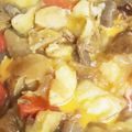 まーやん☆☆'s cooksnap of when they made 肉じゃがリメイク♪卵とじ丼.