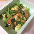 かよばぁ's cooksnap of when they made 小松菜と人参の卵炒め.