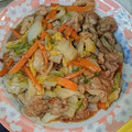 あやとも09けい's cooksnap of when they made 豚肉と白菜の中華炒め.