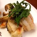yoyoさん's cooksnap of when they made 海老ときのこのバター醤油ソテー☆しそ風味.