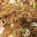 クックC18DJ9☆'s cooksnap of when they made 鯖缶と残り野菜の焼そば.