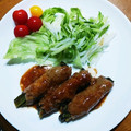 fumcook's cooksnap of when they made 豚バラのネギ巻焼き☆焼肉のタレで.