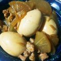 Yuuya_mama's cooksnap of when they made 鶏肉と大根の生姜風煮込み.