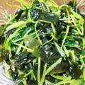 クックPAN07V☆'s cooksnap of when they made 三つ葉とワカメのさっぱり和え.