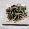アクセル☆'s cooksnap of when they made すぐできる☆もやしとニラの塩昆布炒め.