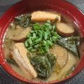 プニのふ04's cooksnap of when they made ｡ஐ秋茄子と小松菜とわかめの味噌汁｡ஐஃ.