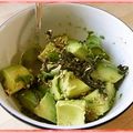 White_Bear's cooksnap of when they made 簡単ナムル風、ゴマ塩昆布&海苔アボカド.