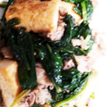 けーぼう's cooksnap of when they made 小松菜と厚揚げのポン酢炒め.