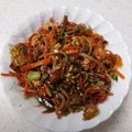 KENERISA's cooksnap of when they made ピーマンこんにゃく鶏ミンチ☆おかか炒め♪.