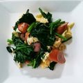 ももいろのうさぎ's cooksnap of when they made ほうれん草と卵の炒めもの.