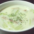 くまとシロ's cooksnap of when they made 白菜とベーコンのクリームスープ.