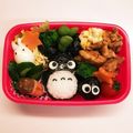 YUKINA☆ママ's cooksnap of when they made トトロ おにぎり＊キャラ弁.