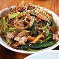 低カロ探検隊's cooksnap of when they made 豚肉と小松菜の生姜醤油炒め.