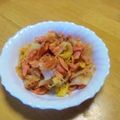 書セラピスト流香's cooksnap of when they made キャベツと鮭のサラダ.