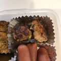 まぶいちゃん's cooksnap of when they made 弁当にも♡余った餃子の種で餃子バーグ♡.