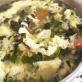ノビル's cooksnap of when they made 小松菜と卵のほっこり中華スープ♡.