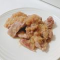 みさすぬ's cooksnap of when they made 豚ロースの玉ねぎソース煮込み　簡単.