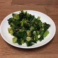 つけまつけたい's cooksnap of when they made 簡単♪小松菜と卵のめんつゆ炒め.