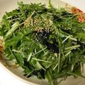じゅんこどん's cooksnap of when they made 水菜と韓国のり☆サラダ.