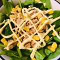 えびちゃん1101's cooksnap of when they made ツナとサラダほうれん草のめんつゆマヨ和え.