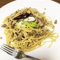 クックL691FQ☆'s cooksnap of when they made 豚肉と蓮根、ネギのシャキシャキ和風パスタ.
