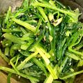 まきぐりん's cooksnap of when they made オクラとみぶな(ホウレン草の)お浸し.