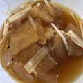mayuakipe's cooksnap of when they made あっさりポカポカ！大根と玉ねぎの煮物.