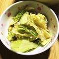 ハッピーナポリタン's cooksnap of when they made キャベツのみ！ダイエットやおつまみに♡.