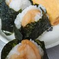 10めい31's cooksnap of when they made たれが旨い鶏から揚げで簡単天むす.
